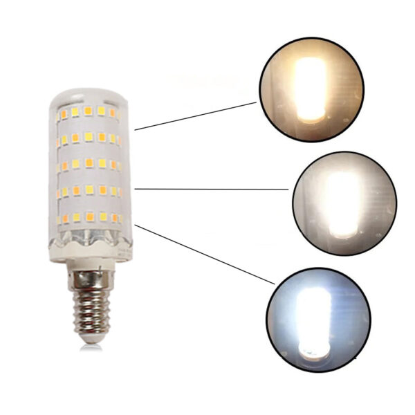 OKAY 8W Candelabra Corn LED Light Bulb