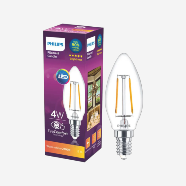 Philips Filament LED Candle (E27 base)
